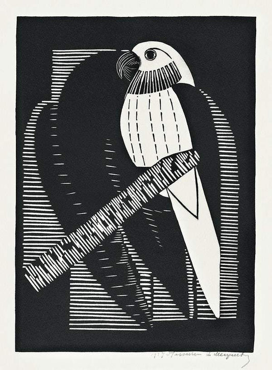 Parakeets (1927) by Samuel Jessurun de Mesquita