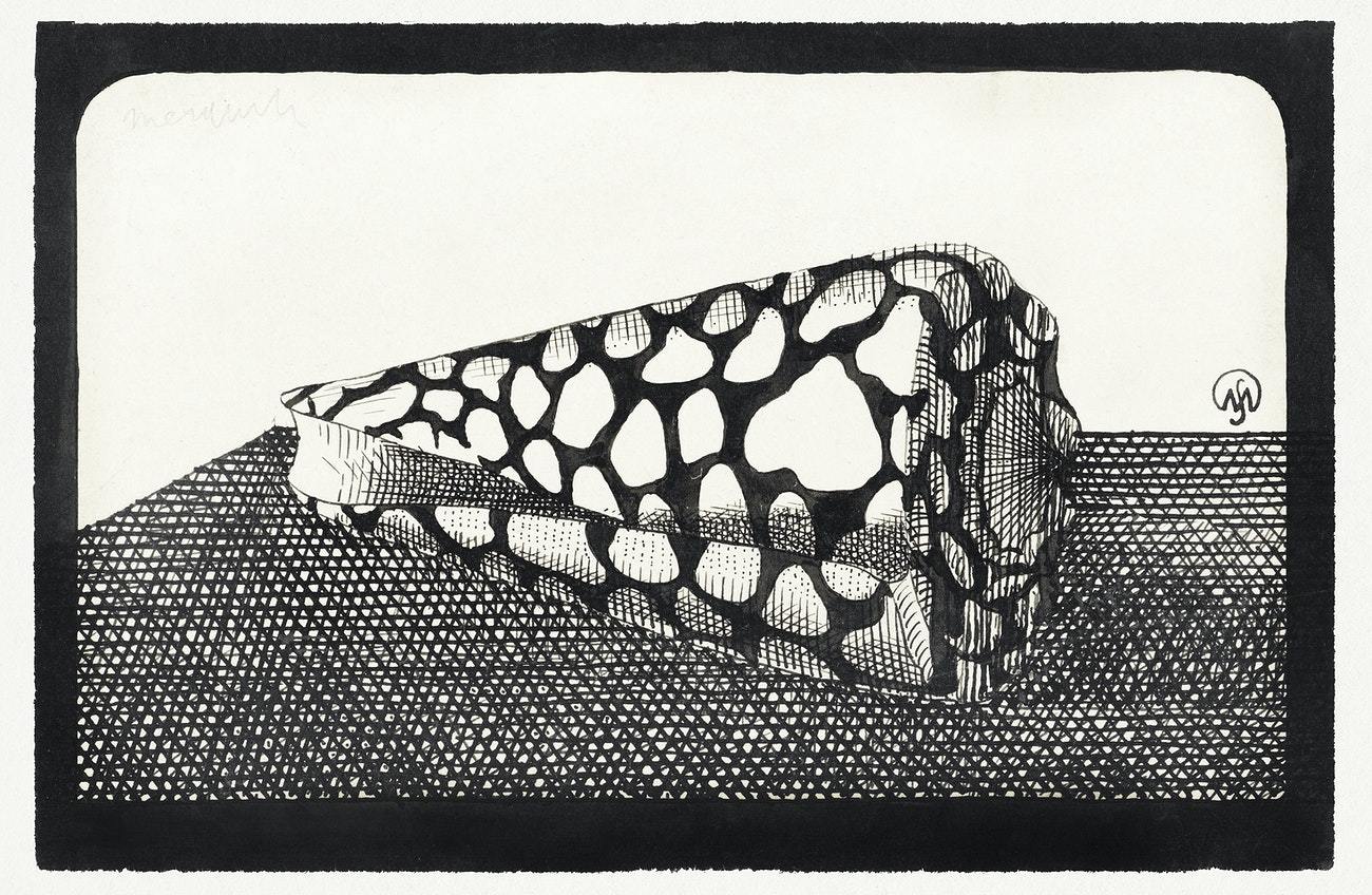 Left side of shell (Schelp, naar links) (1878–1944) print in high resolution by Samuel Jessurun de Mesquita