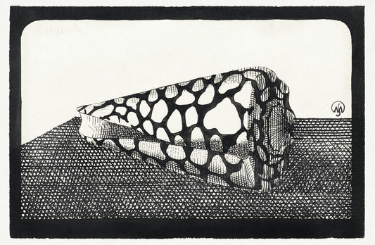 Left side of shell (Schelp, naar links) (1878–1944) print in high resolution by Samuel Jessurun de Mesquita