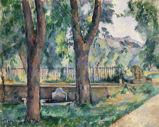 The Pool at Jas de Bouffan (ca. 1885–1886) by Paul Cézanne