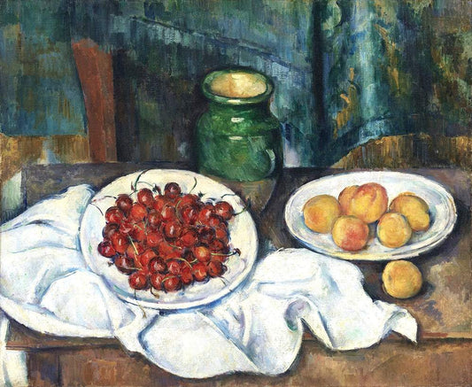 Still Life With Cherries And Peaches (ca. 1885–1887) by Paul Cézanne