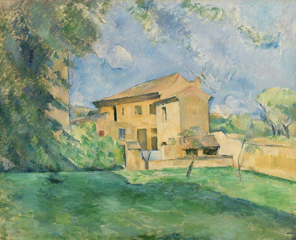 The Farm at the Jas de Bouffan (ca. 1887) by Paul Cézanne