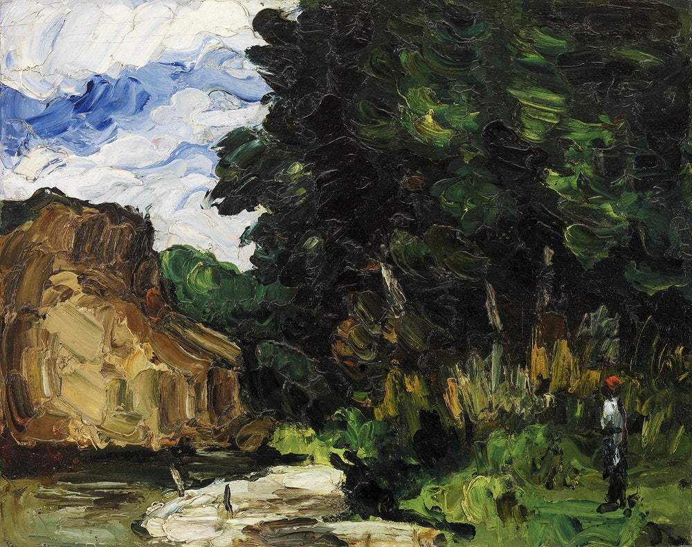 River Bend (ca. 1865) by Paul Cézanne