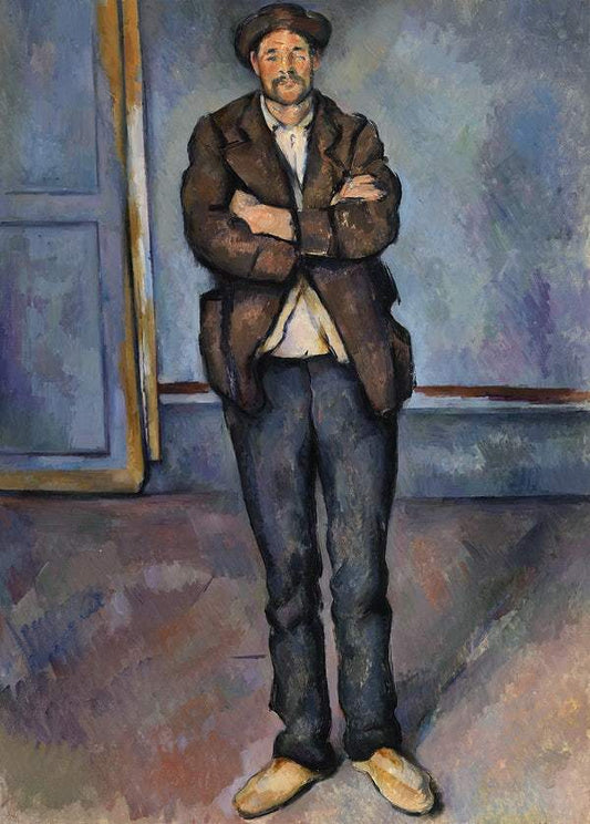 Peasant Standing with Arms Crossed (ca. 1895) by Paul Cézanne