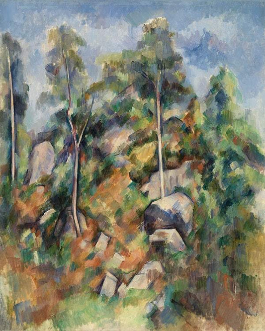 Rocks and Trees (ca.1904) by Paul Cézanne