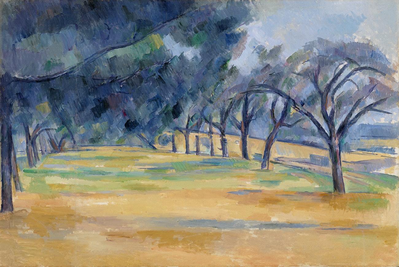 The Allée at Marines (ca. 1898) by Paul Cézanne