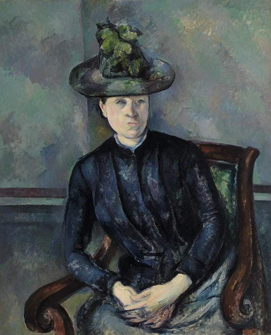 Madame Cézanne with Green Hat (ca. 1891–1892) by Paul Cézanne