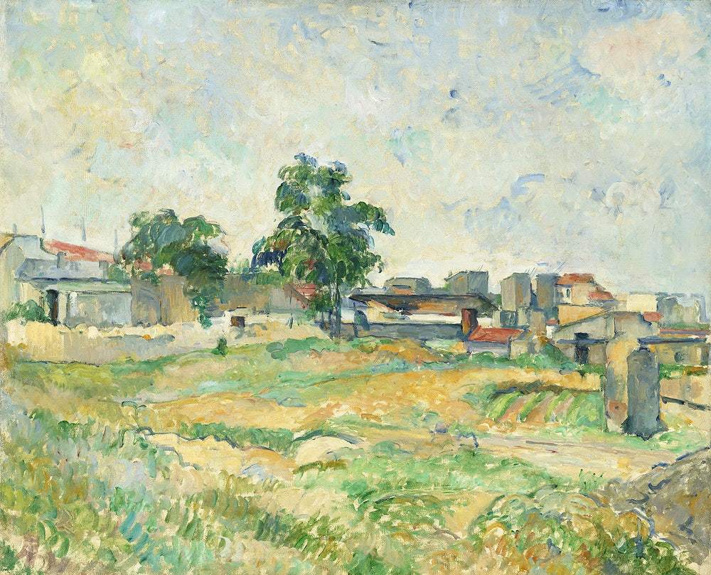 Landscape near Paris (ca. 1876) by Paul Cézanne