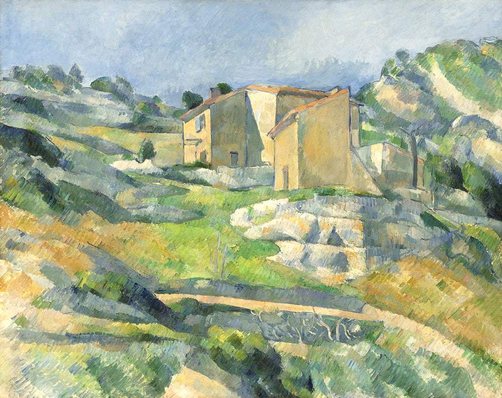 Houses in Provence: The Riaux Valley (ca. 1883) by Paul Cézanne