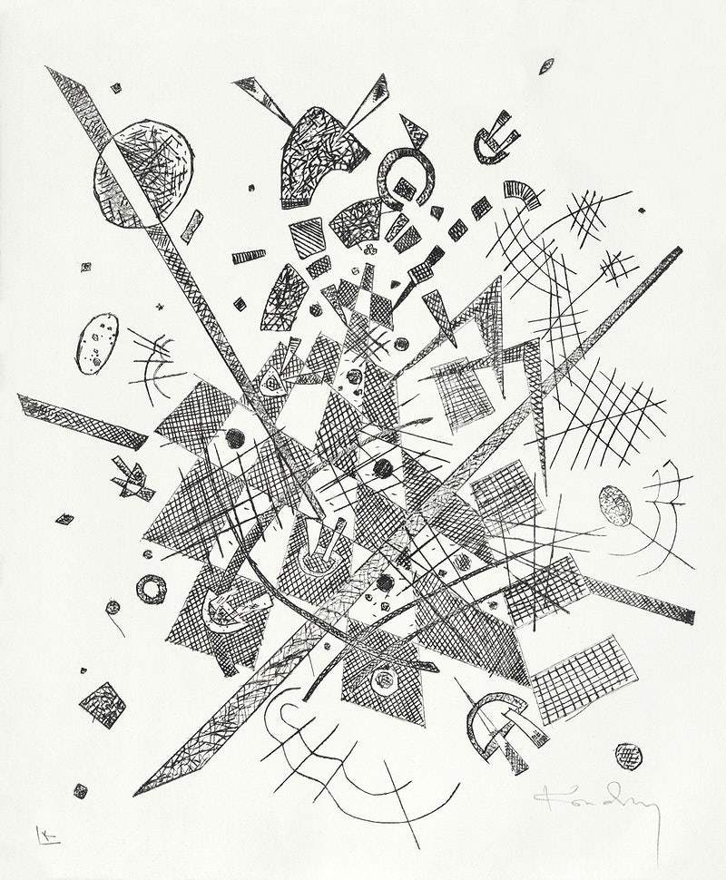 Kleine Welten IX by Wassily Kandinsky