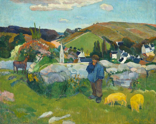 The Swineherd (1888) by Paul Gauguin