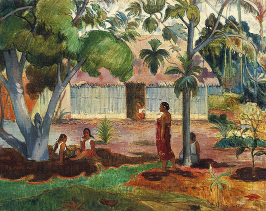 The Large Tree (1891) by Paul Gauguin