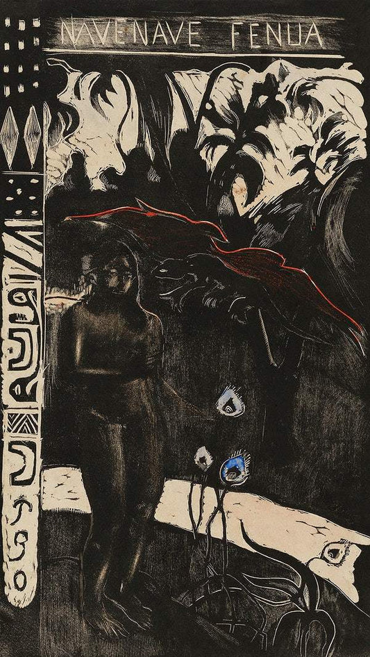 Delightful Land, from the Noa Noa Suite (ca. 1893–1894) by Paul Gauguin