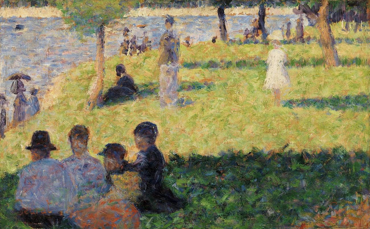 Group of Figures (ca. 1884–1885) by Georges Seurat