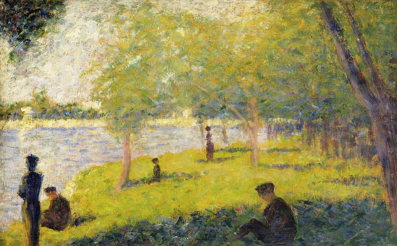 Study for a Sunday on La Grande Jatte (1884) by Georges Seurat