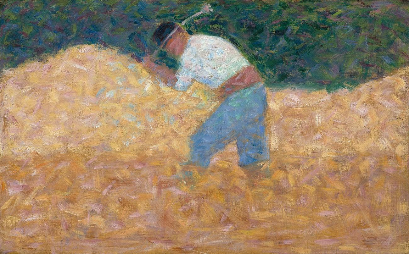 The Stone Breaker (ca. 1882) by Georges Seurat