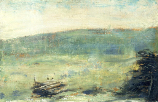 Landscape at Saint-Ouen (ca. 1886–1888) by Georges Seurat