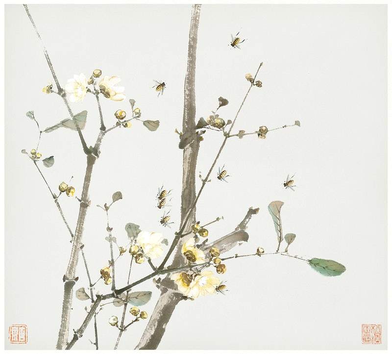 Insects and Flowers (Qing dynasty ca. 1644–1911) by Ju Lian