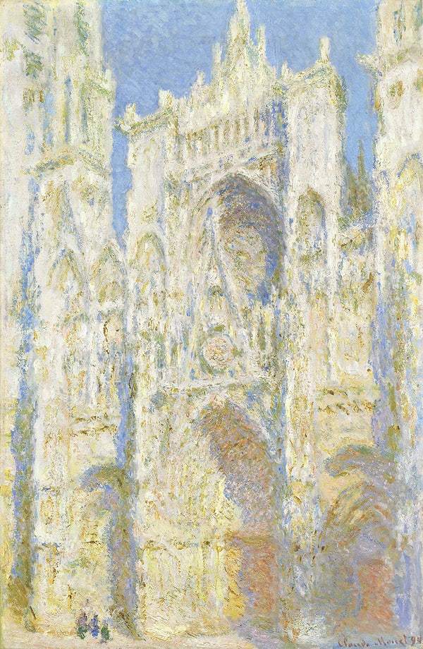 Rouen Cathedral, West Façade, Sunlight (1894) by Claude Monet