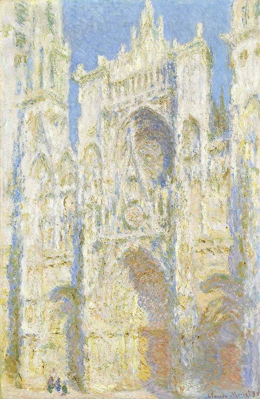 Rouen Cathedral, West Façade, Sunlight (1894) by Claude Monet