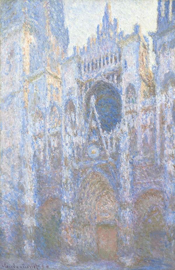 The Portal of Rouen Cathedral in Morning Light (1894) by Claude Monet