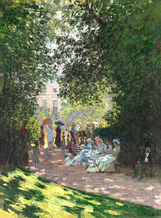 The Parc Monceau (1878) by Claude Monet