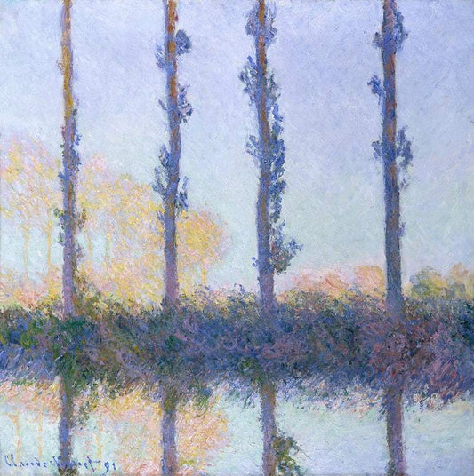 The Four Trees (1891) by Claude Monet