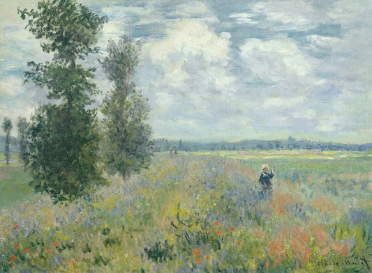 Poppy Fields near Argenteuil (1875) by Claude Monet