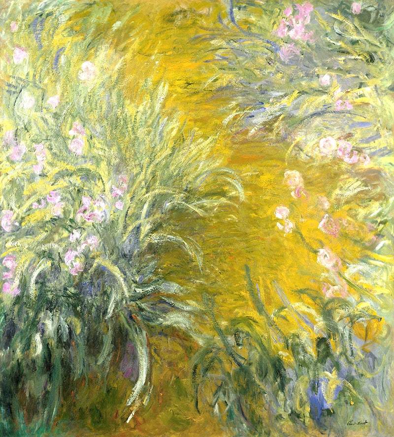 The Path through the Irises (1914–1917) by Claude Monet