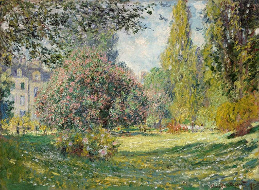 Landscape: The Parc Monceau (1876) by Claude Monet