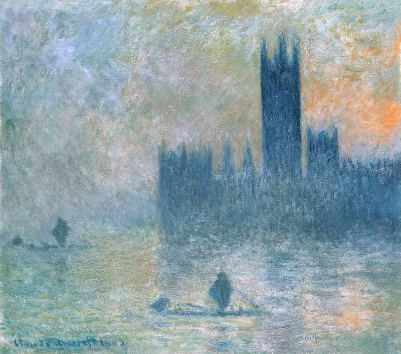 The Houses of Parliament (Effect of Fog) (1903–1904) by Claude Monet