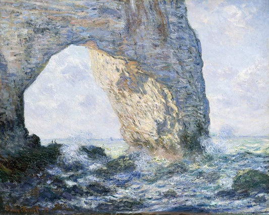 The Manneporte (Étretat) (1883) by Claude Monet