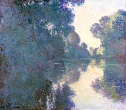 Morning on the Seine near Giverny (1897) by Claude Monet