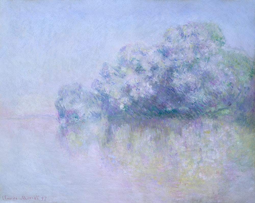 Île aux Orties near Vernon (1897) by Claude Monet