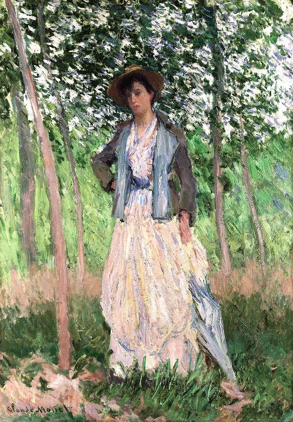 The Stroller (1887) by Claude Monet