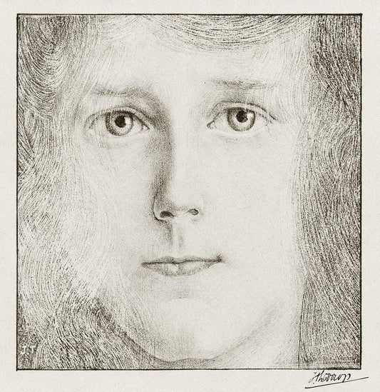 Portrait of Willy Timmerman (1895) by Jan Toorop