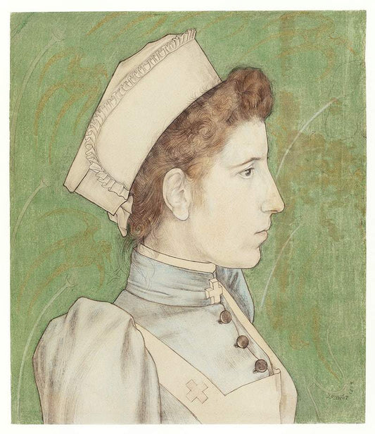 Portrait of Nurse Nelly (1894) by Jan Toorop