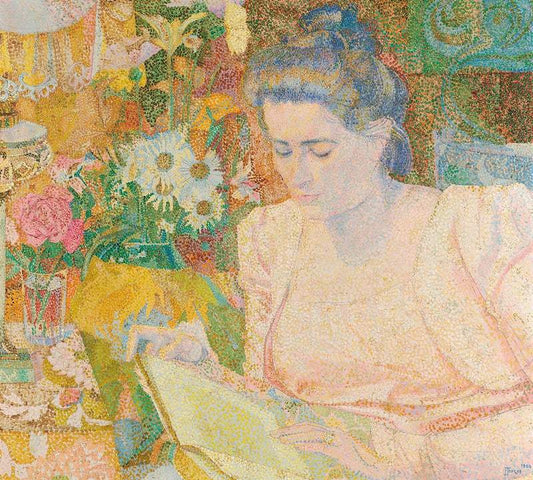 Portrait of Mrs Marie Jeannette de Lange (1900) by Jan Toorop