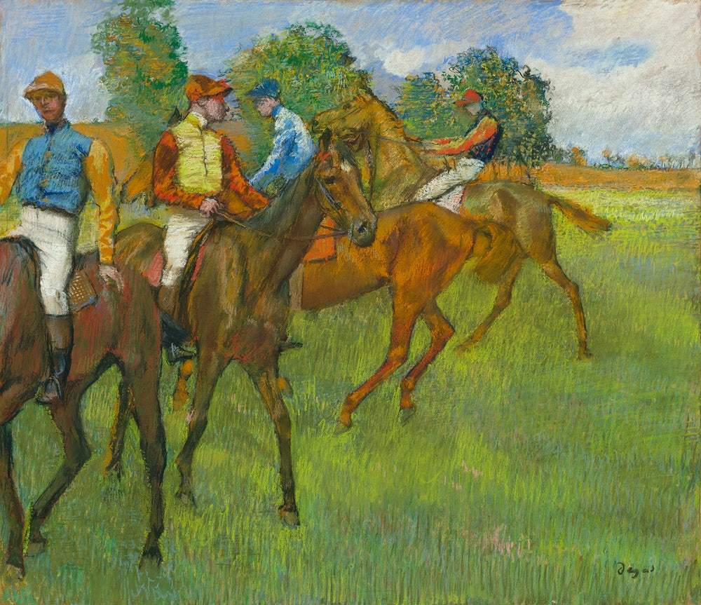 Horse Race by the famous Edgar Degas