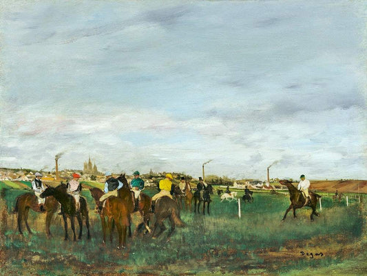 The Races (ca. 1871–1872) by Edgar Degas