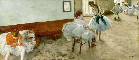 The Dance Lesson (ca. 1879) by Edgar Degas