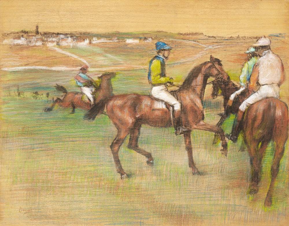 Race Horses (ca. 1885–1888) by Edgar Degas