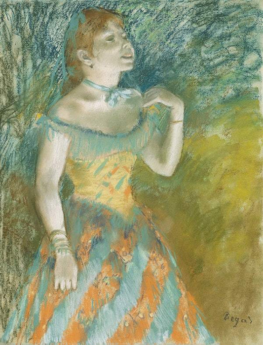 The Singer in Green (ca. 1884) by Edgar Degas