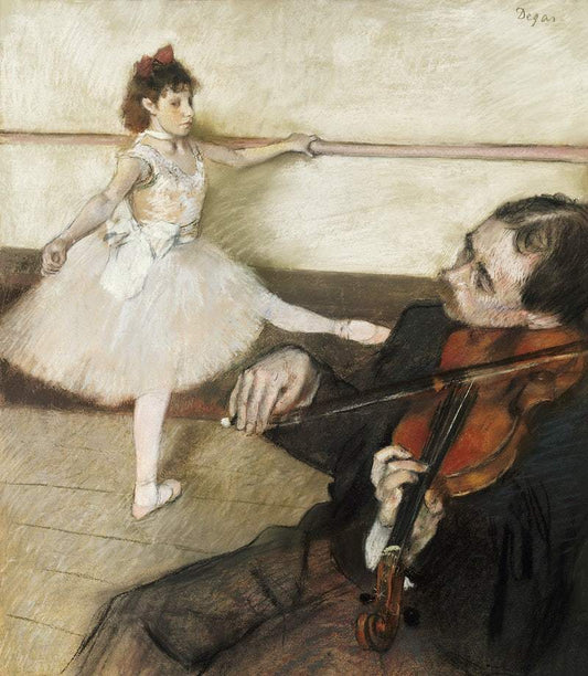 The Dance Lesson (1879) by Edgar Degas