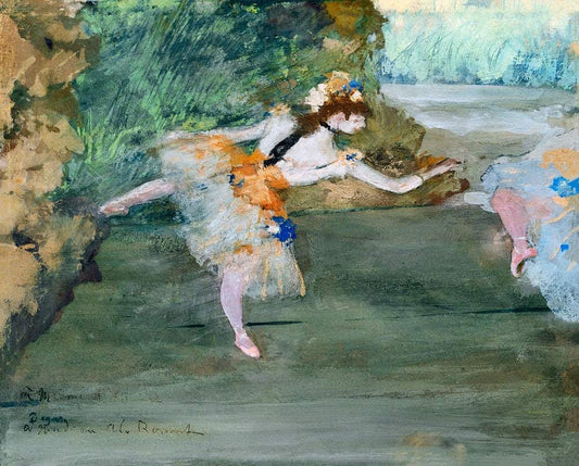 Dancer Onstage (ca. 1877) by Edgar Degas