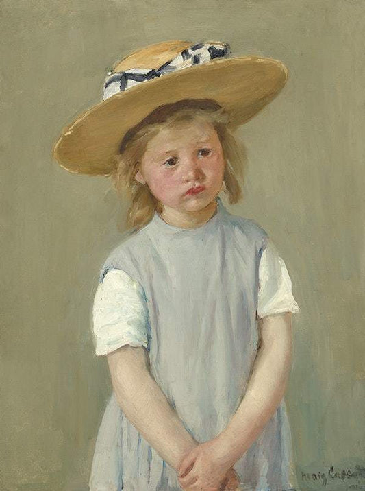 Child in a Straw Hat (1886) by Mary Cassatt