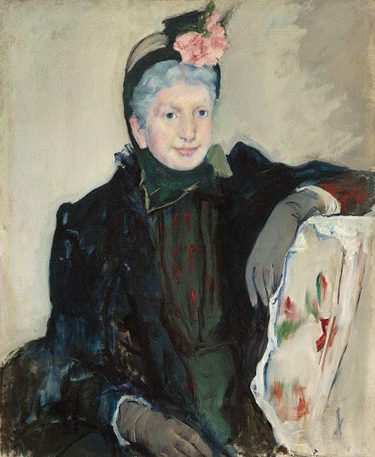 Portrait of an Elderly Lady (1887) by Mary Cassatt