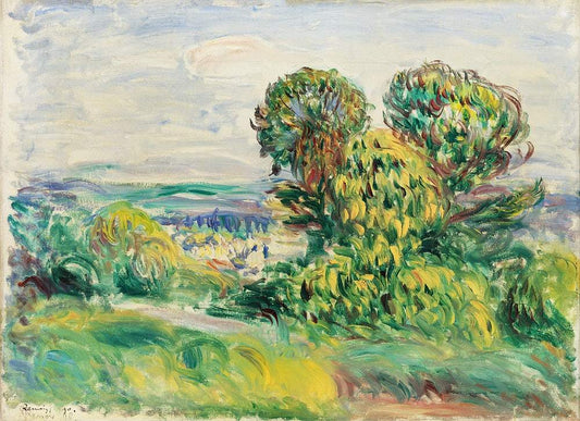 Landscape (1890) by Pierre-Auguste Renoir