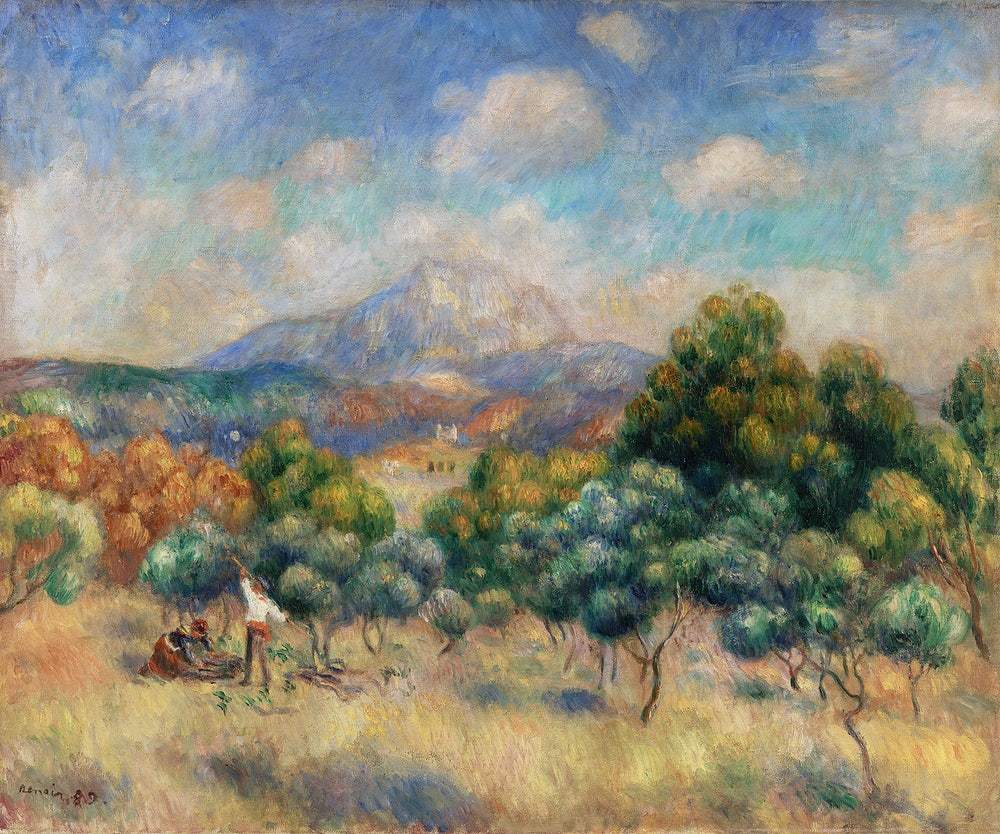 Mount of Sainte-Victoire (1888–1889) by Pierre-Auguste Renoir