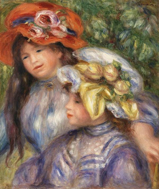 Two Girls (1910) by Pierre-Auguste Renoir